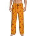 thumbnail image 1 of Kdxio Red Crab Pattern Men's Pajama Pants, Elastic Waist with Drawstring and Pockets, Comfortable Loungewear-X-Large, 1 of 6
