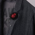 thumbnail image 2 of Lazos Pin Boutonniere Broche de Flores Hecho de Joyería Decorativa para Hombres Salvador  Tie Pin de la solapa, 2 of 9