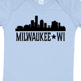 thumbnail image 4 of Inktastic Milwaukee Wisconsin City Skyline Boys or Girls Baby Bodysuit, 4 of 5