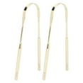 thumbnail image 1 of Outils de Raclage de la Langue, Grattoir de Langue Réutilisable Suffisamment Souple en Forme de U Durable 2pcs en Acier Inoxydable Rafraîchit l'Haleine pour les Soins Bucco-Dentaires pour l'Hygiène Bucco-Dentaire Or, Or Rose, 1 of 8