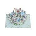 thumbnail image 2 of Valentines Day 3D Card, Butterfly and Flower 3D Greeting Card, Handmade Gift Pop Up Card, Anniversary Card for Lover, Family and Friend, 2 of 9