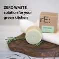 thumbnail image 3 of REKURATOR Dishwashing Soap with Loofah Holder – Eco-Friendly, Gentle, Plant-Based Dish Bar , No Artificial Dyes or Fragrance (Rosemary Scented) , 5.1 oz, 3 of 3