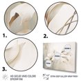 thumbnail image 3 of Designart "White Botanical gracefulness III" Abstract Botanicals Floater Framed Wall Decor, 3 of 7