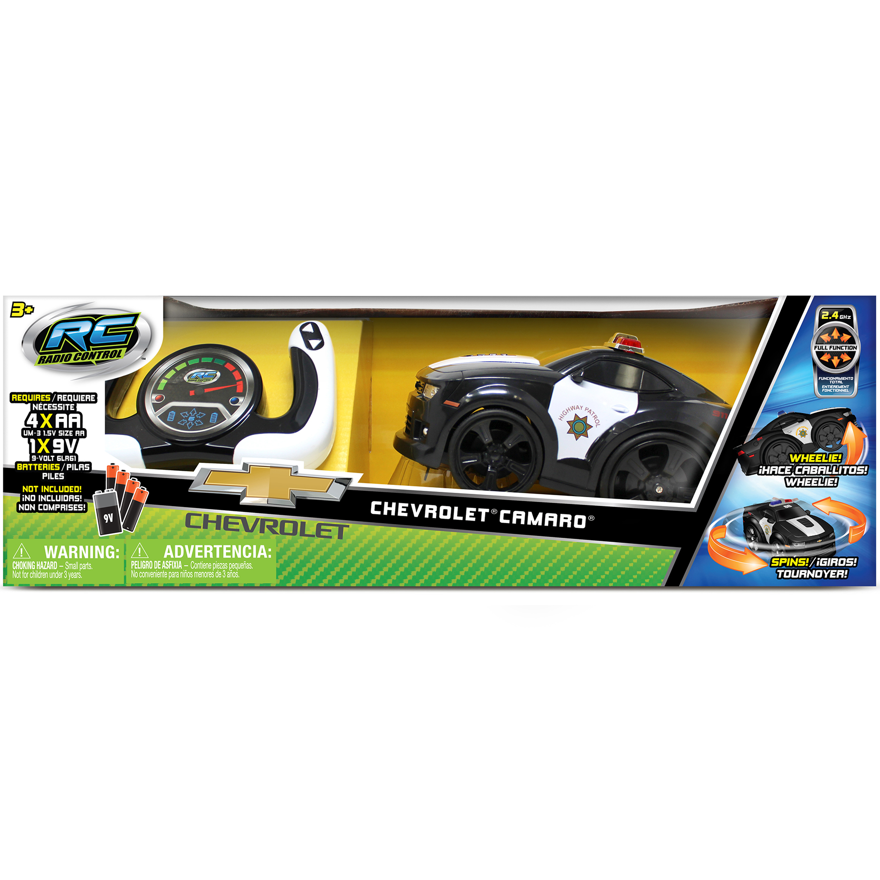 Jam'n Products - Chevrolet R/C Vehicle Chunky Preschool Police, Camaro - 3 Years and up