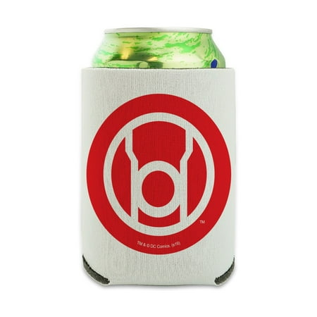 

Green Lantern Blackest Night Red Lantern Logo Can Cooler - Drink Sleeve Hugger Collapsible Insulator - Beverage Insulated Holder