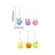 thumbnail image 3 of Pascua Conejo Ear FurBall Pendant Conejo Ear Fiesta Party Christmas Tree Decorations Furry Bag Pendant, 3 of 9