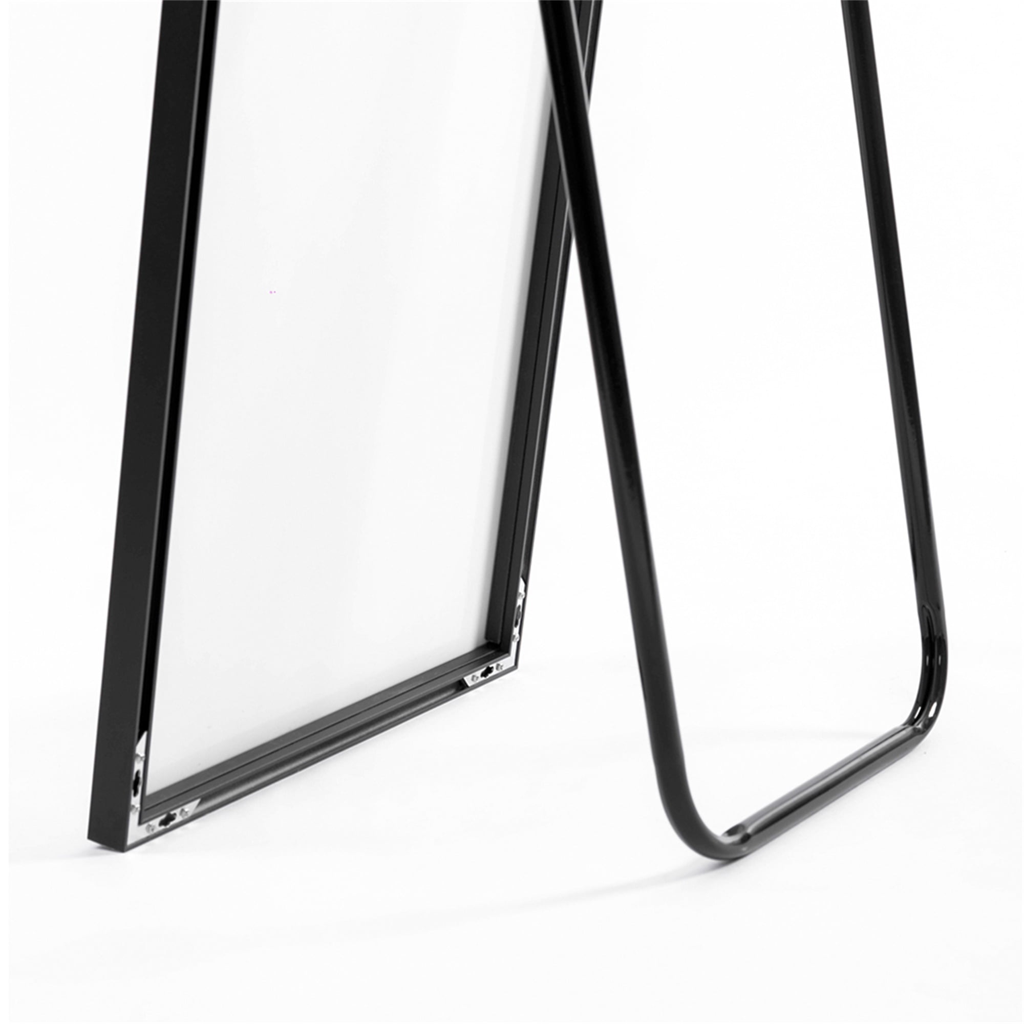 Kepooman 65"x 24" Wall Mounting Full Body Mirror, Full Length Mirror with Stand, Floor Mirror for Bedroom, Black Kepooman 65"x 24" Wall Mounting Full Body Mirror, Full Length Mirror with Stand, Floor Mirror for Bedroom, Black