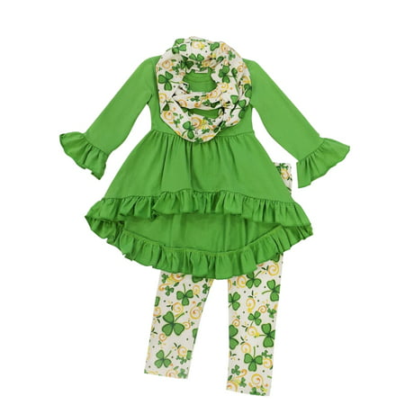 Toddler Girls St. Patrick's Day 2 Piece or 3 Piece Boutique Outfits So Sydney