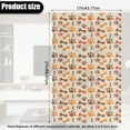 thumbnail image 3 of SCRAWLGOD Bone Paw Brown Beige 1 Piece Sofa Headrest Protector Non-Slip Stain Resistant Head Rest Cover for Recliner Furniture Protector for Recliner Chair 17x27 in, 3 of 7