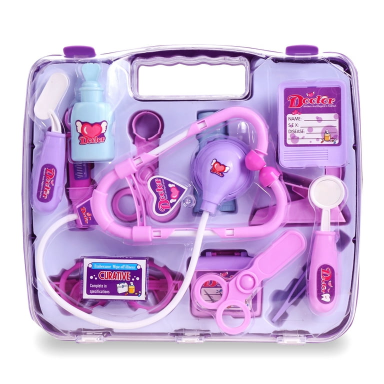 NimJoy Kids Doctor Play Set W/Exam Chairs & Braces Toy for Girls 3-6 Years  Boys, Durable 34PCS Pink Teeth & Dental Medical Kits Pretend Play Dentist  Kit Gifts to Toddler 