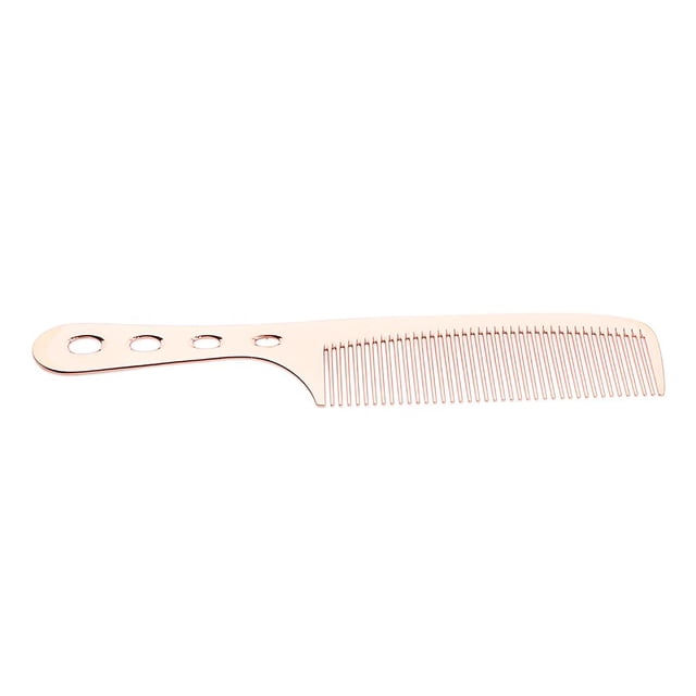 Peine de peluquero Yuyangstore antiestático de aluminio 8.5 pulgadas Rosa claro