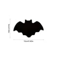 thumbnail image 3 of ShaoXinWan Halloween Bat Ghost Felt Placemat Set,Heat Resistant Non Slip Dining Table Mats,Spooky Reusable Washable Placemats for Table Setting and Party Decor, 3 of 6