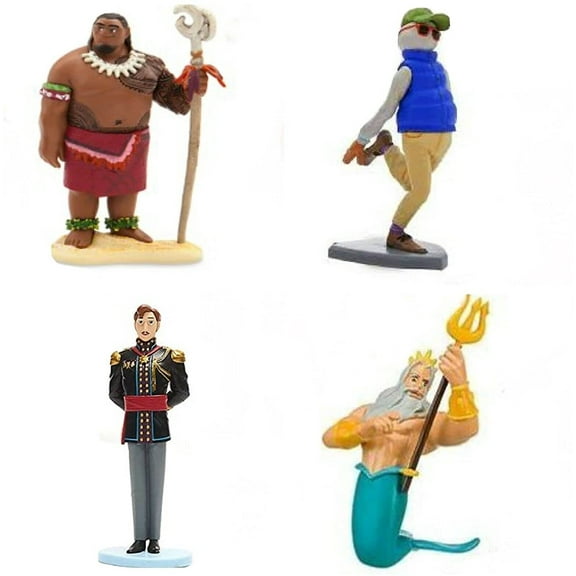 Dads Triton King Agnarr Chief Tui Wilden Lightfoot 4 Cake Topper Figures