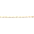 thumbnail image 3 of Solid 14k Yellow Gold 2.00mm Diamond-Cut Rope Chain Necklace 22" - with Secure Lobster Lock Clasp, 3 of 5