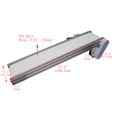 thumbnail image 5 of TECHTONGDA Belt Conveyor 47.2"*7.8" Mesa White PVC Belt Conveyor Systems Aluminium Alloy, 5 of 8