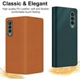 thumbnail image 2 of For Compatible With Samsung Galaxy Z Fold 3 Case, Shock Resistant Pu Leather Hard Pc, Anti-fingerprint Full Protective Case With Card Slot For Samsun, 2 of 5