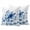 SteelBlue, variant on 2 Pack Outdoor Waterproof Throw Pillow Covers,Watercolor Blue Flower Decorative Square Pillow Case Patio Pillowcases for Chair Couch Sofa 16x16in