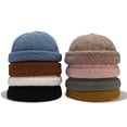thumbnail image 2 of YM YOUMU Women Men Brimless Hat Unisex Rolled Cuff Beanie Cap Warm Winter, 2 of 2