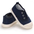 thumbnail image 4 of Muchenggift Unisex Kids√¢¬Ä¬ô Canvas Slip-On Sneakers, Light Grey, Size 11.5, 4 of 6
