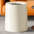thumbnail image 3 of Ounissouiy Cubo de basura ABS, cubo de basura de boca ancha, a prueba de golpes, estilo japonés, parte inferior antideslizante, cubo de Suministros de limpieza para el hogar Amarillo Grande, 3 of 6
