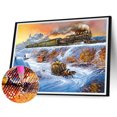 thumbnail image 1 of Cuadros Decorativos Snowscape Train 5D DIY Kits de pintura de diamantes Full Square Drill Decor (FF1054) Tmvgtek embutido en tela, 1 of 9