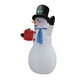 thumbnail image 5 of Muñeco de nieve inflable de Navidad Blossom Inflatables 3,6 m con luz y caja de regalo, 5 of 5