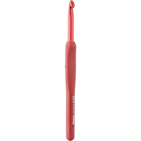 UPC: 0846550017811 | Tulip Etimo Red Crochet Hook W/ Cushion Grip-Size 10/6.00mm