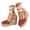 1-Wine, variant on Women Closed Toe Wedge Sandals Tie Up Ankle Strap Platform Dressy Shoes High Top Outdoor Espadrilles Sandal with Arch Support Pink 6