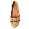 thumbnail image 4 of Rebecca Minkoff Women's Sadie Perforated Leather Flats US 6.5 Tan, 4 of 4