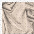 thumbnail image 4 of Soimoi White Poly Georgette Fabric American Robin Bird Print Fabric by Yard 52 Inch Wide, 4 of 5