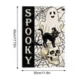 thumbnail image 3 of FEOLGEHLY Halloween Decorations Outdoor Indoor, Halloween Garden Flag Pumpkin Witch Spooky Yard Flag Fall Outdoor Decor For Porch Patio Garden Halloween Decorations Clearance (A), 3 of 7
