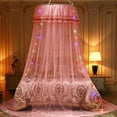 thumbnail image 2 of MesaSe LED Lace Light Princess Dome Mosquito Net Mesh Bed  Bedroom Home Decor, 2 of 8