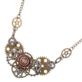 thumbnail image 5 of Steampunk Collier Rétro Pendentif Collier Accessoire de Mode pour Femmes, 5 of 5