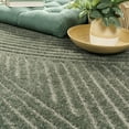 thumbnail image 2 of Paco Home Modern Area Rug Minimalist Design with Curved Line Pattern in Green - 5'3" x 7'7" (5'x7'), 2 of 6