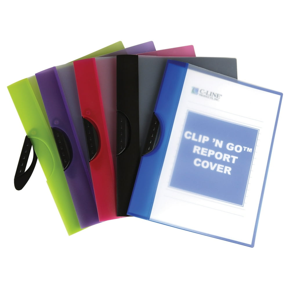 Clip 'N Go Report Cover (Color May Vary) (Set of 12 Covers) Walmart