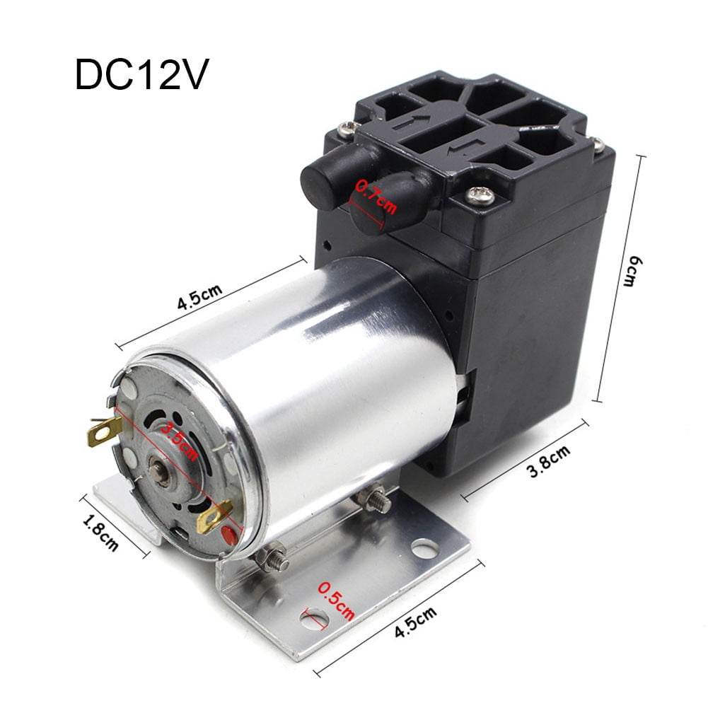 1Pcs Vacuum Pump Dc 12V Negative Pressure Air Suction Pump 5L/Min 65-120Kpa