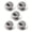 12mm, variant on Yammee Pack of 5 Stainless Steel Pin Backs Secure Brooch Base Cabochons Holder Bezel