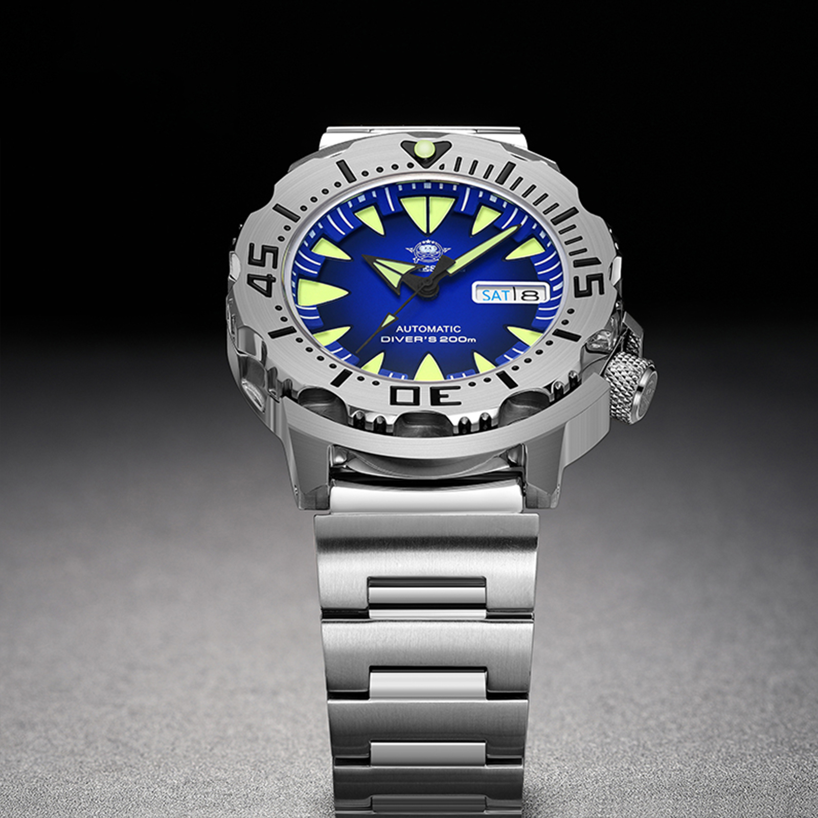 ADDIESDIVE Luxury Men's Automatic Watch NH36 Movement Sapphire Crystal 316L Steel 200m Dive Watches Super Luminous