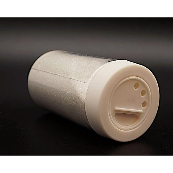 Lassos Boutique 100 Grams (3.5oz) Ultra Fine Decorative Bulk Glitter Powder Bottle Art Craft (White)