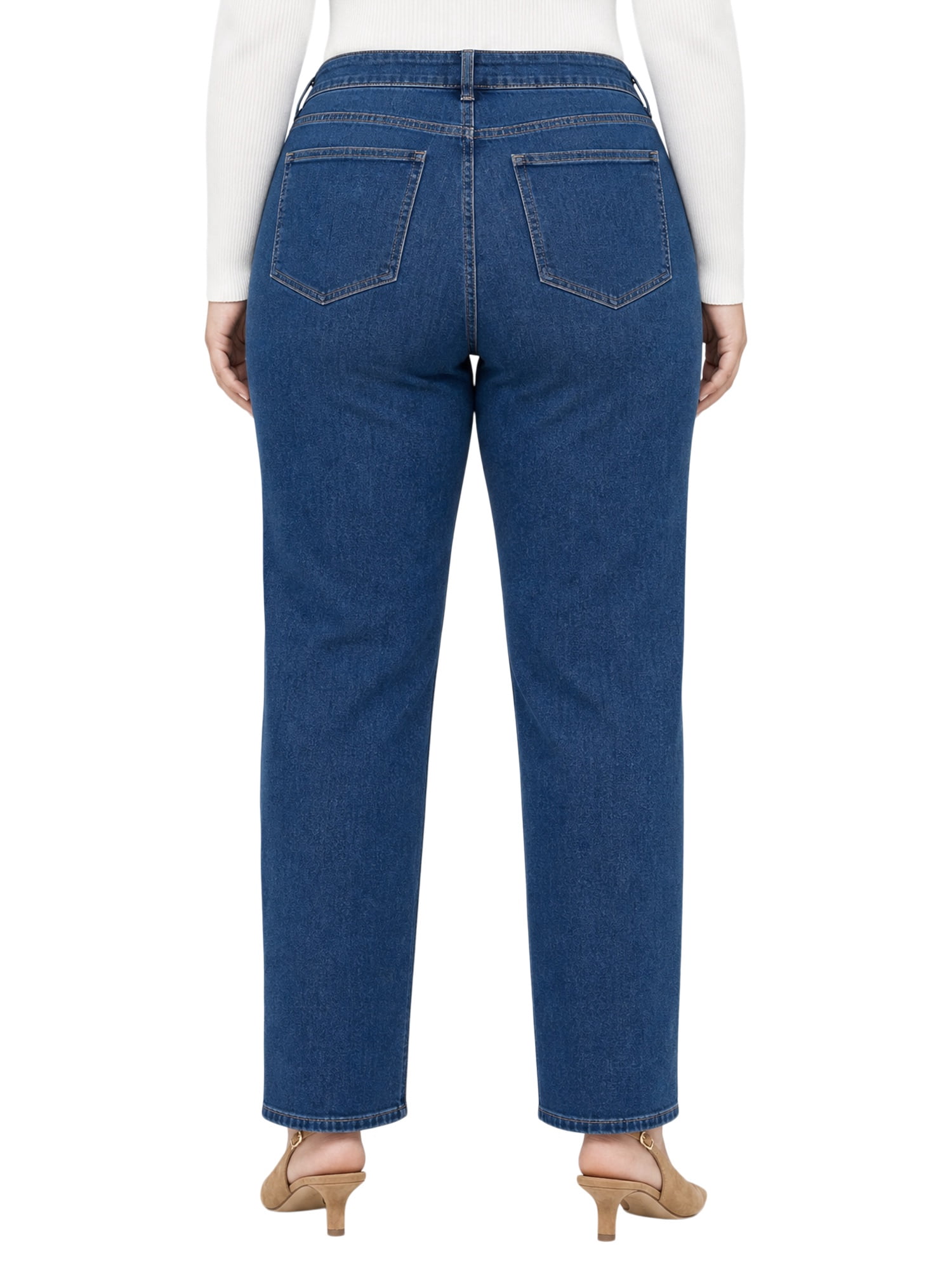 NYDJ Women’s, Women’s Petite, and Women’s Plus Marilyn Straight Jean, Sizes 2-24, featuring Lift Tuck® Technology