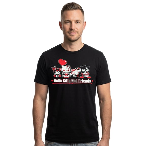 Hello Kitty and Friends T-Shirt Men's Carnival Crew Adult Short Sleeve Tee