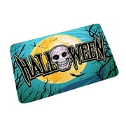 Halloween Decorations Deals! Abcnature Halloween Letters Home Door Mat Absorbent Mat Living Room Kitchen Floor Mat