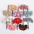 Yesbay 1 Bouquet Artificial Rose Silk Flower DIY Garden Party Wedding Photography Decor,Tan ...