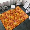 thumbnail image 3 of Shaggy Area Rug, Autumn Maple Leaf Pile Rugs for Living Room Bedroom Non Slip Door Mat Indoor Carpet Machine Washable Nursery Home Decor Floor Mats for Entryway 60x39in, 3 of 5