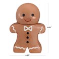 thumbnail image 4 of Holiday Time 57-Oz Gingerbread Man Glazed Earthenware Ceramic Treat Jar with Lid, Multicolor, 4 of 5