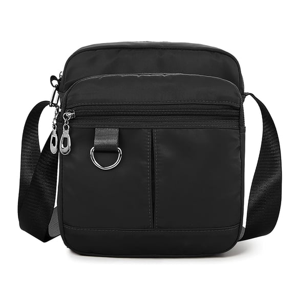 TSV Women's Crossbody Bag, Anti-thief Oxford Fabric Shoulder Bag, Waterproof Ladies Handbag with Multiple Pockets, Black
