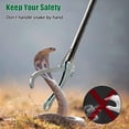thumbnail image 6 of HOMEYA 47" Snake Tongs Heavy Duty Catcher Reptile Grabber Hook Stick Wide Jaw Handling Tool, 6 of 8