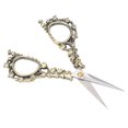 thumbnail image 1 of Sewing Embroidery Scissors, Thoughtfully Design Antique Shear Easy Handling and Control Sewing Scissors Medium Size Comfortable Grip Manual Handicraft Tool, 1 of 7