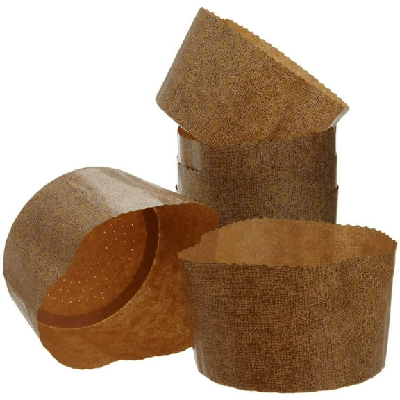 Large Panettone Paper Baking Molds, 6-Pack