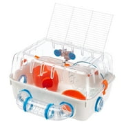 Ferplast Combi 1 Starter Hamster Cage | Includes Accessories | 15.94L x 11.61W x 8.86H بوصة, Green